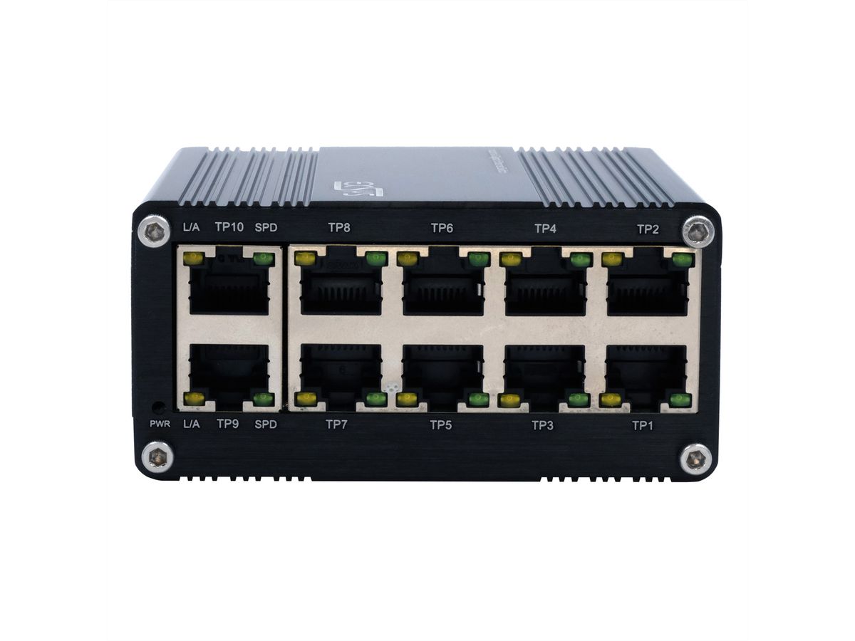 EXSYS EX-62025 10-Port Industrie Ethernet Switch