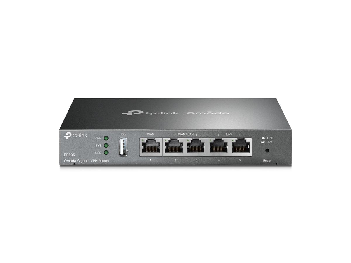 TP-Link ER605 v2 Kabelrouter Gigabit Ethernet Schwarz