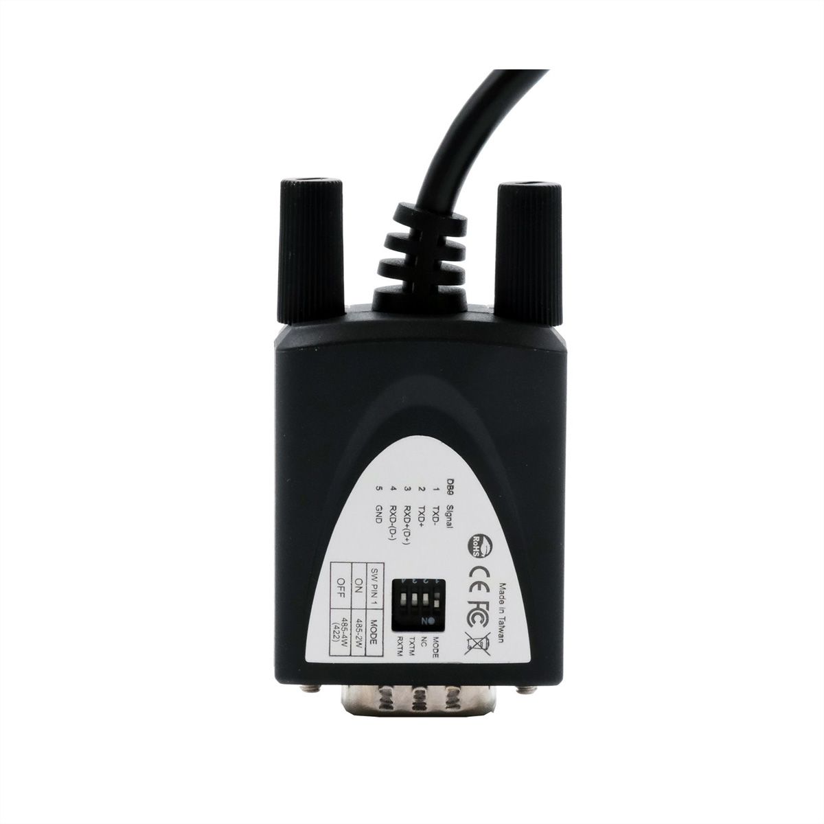 EXSYS EX-1346 USB 2.0 zu 1S x Serielle Schnittstelle RS-422/485 Port Konverter, Kabel, FDTI, schwarz, 1,8 m
