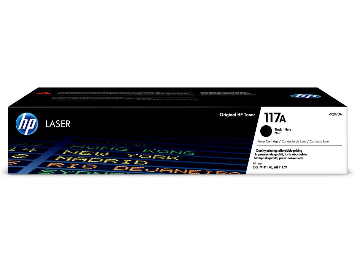 HP 117A Schwarz Original Laser Tonerkartusche