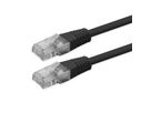 ROLINE Patchkabel Cat.6 (Class E), UTP, PoE, schwarz, 0,5 m