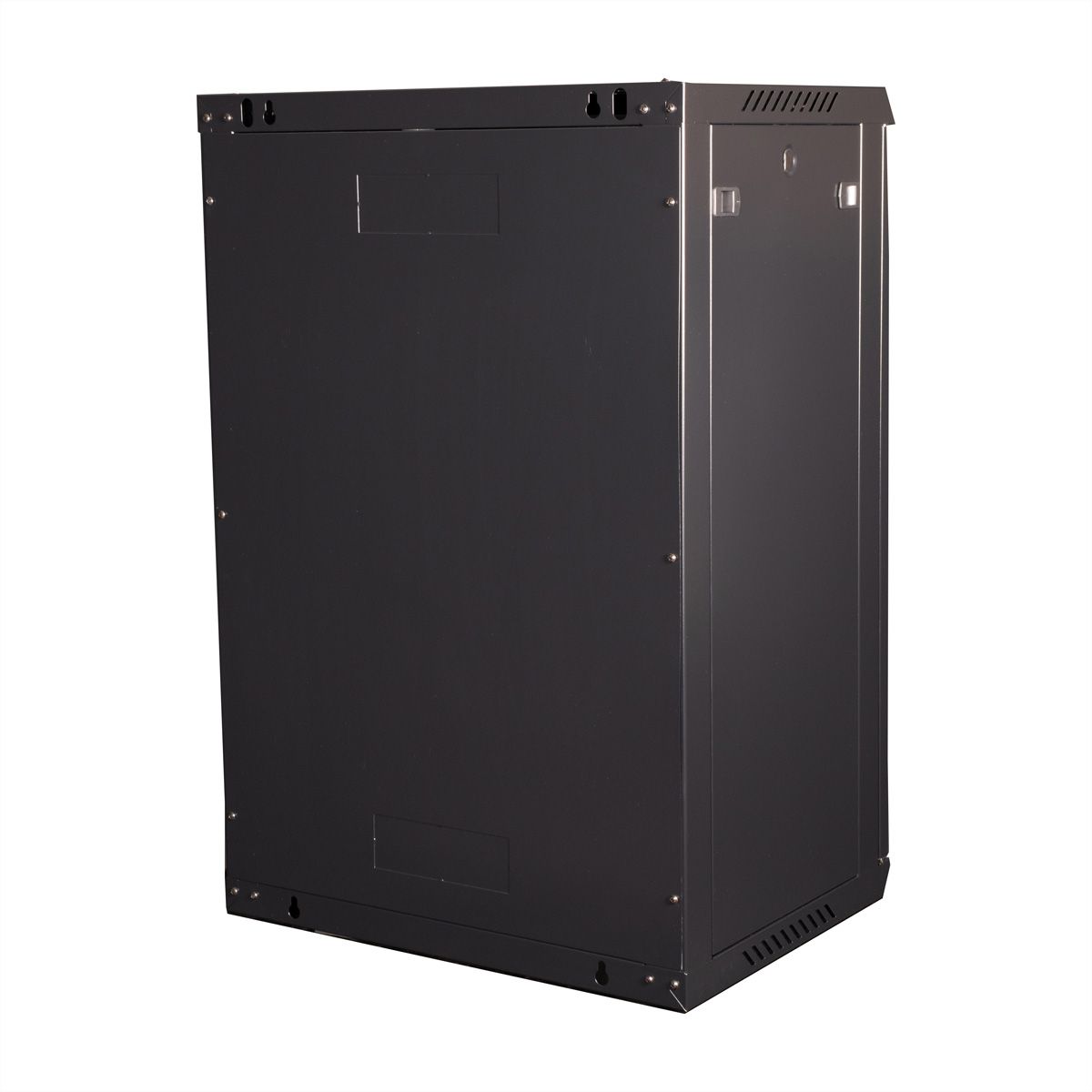 VALUE 19-Zoll Wandgehäuse 18HE, 600x450mm schwarz, Bausatz