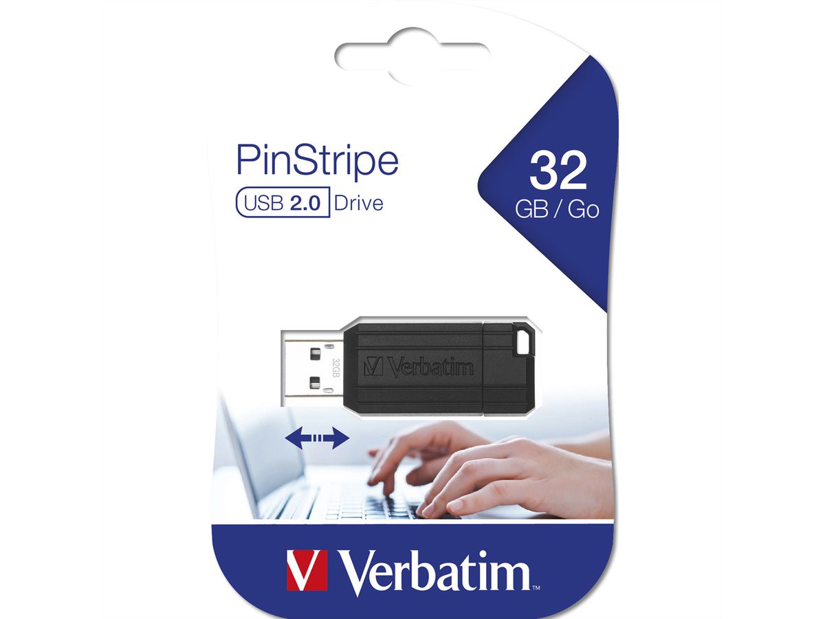 VERBATIM Store 'n' Go PinStripe USB 2.0, 32GB