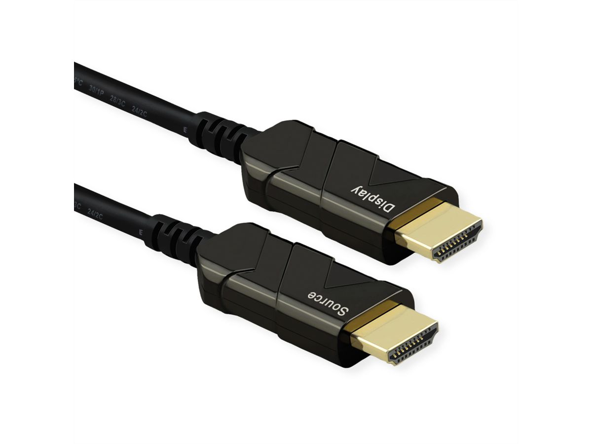 ROLINE Ultra HDMI Aktiv Optisches 8K Kabel, 20 m