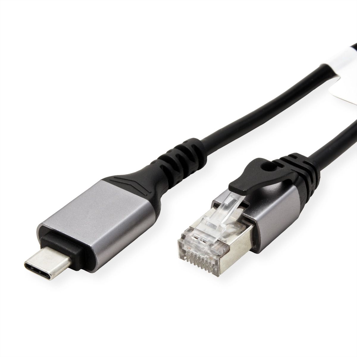 VALUE USB-C zu Gigabit Ethernet Konverterkabel, schwarz, 5 m