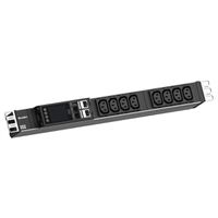BACHMANN BN ESSENTIAL Metered 19" 8xC13, L=2,0m CEE7/7
