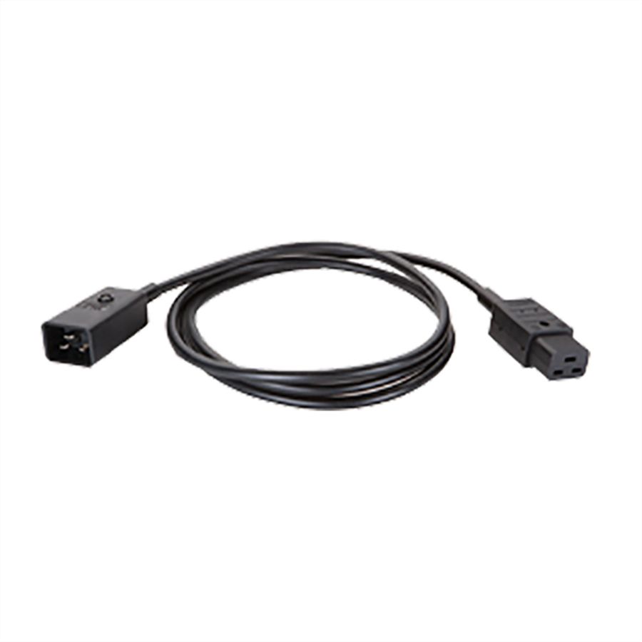 BACHMANN Verlängerung H05VV-F 3G1,5mm², L: 1,5m sw C19/C20