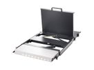 ROLINE 19"-KVM-Konsole, 43 cm (17") TFT (4:3), VGA, USB+PS/2, Tastaturlayout CH