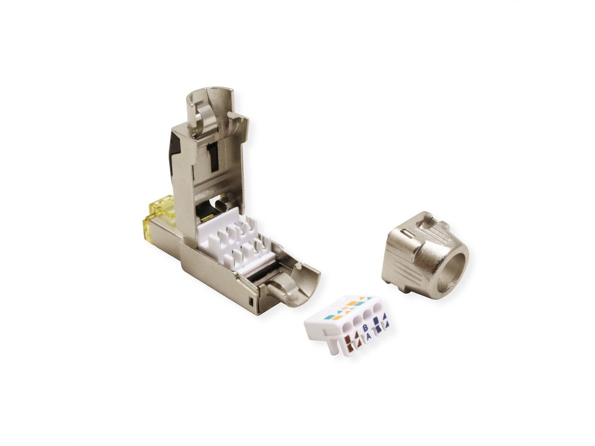 ROLINE Feldkonfektionierbarer RJ-45-Stecker Kat.8 (Class I)