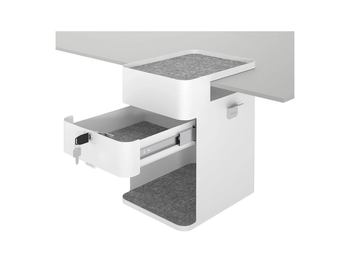 DATAFLEX Bento® desktop locker, 500, weiß