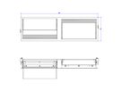 BACHMANN CONI DUO Einbaurahmen 6-fach, 2x 3-fach Rahmen weiss
