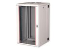 ROLINE 19-Zoll Wandgehäuse Pro 20 HE, 600x600 BxT zweiteilig schwenkbar grau
