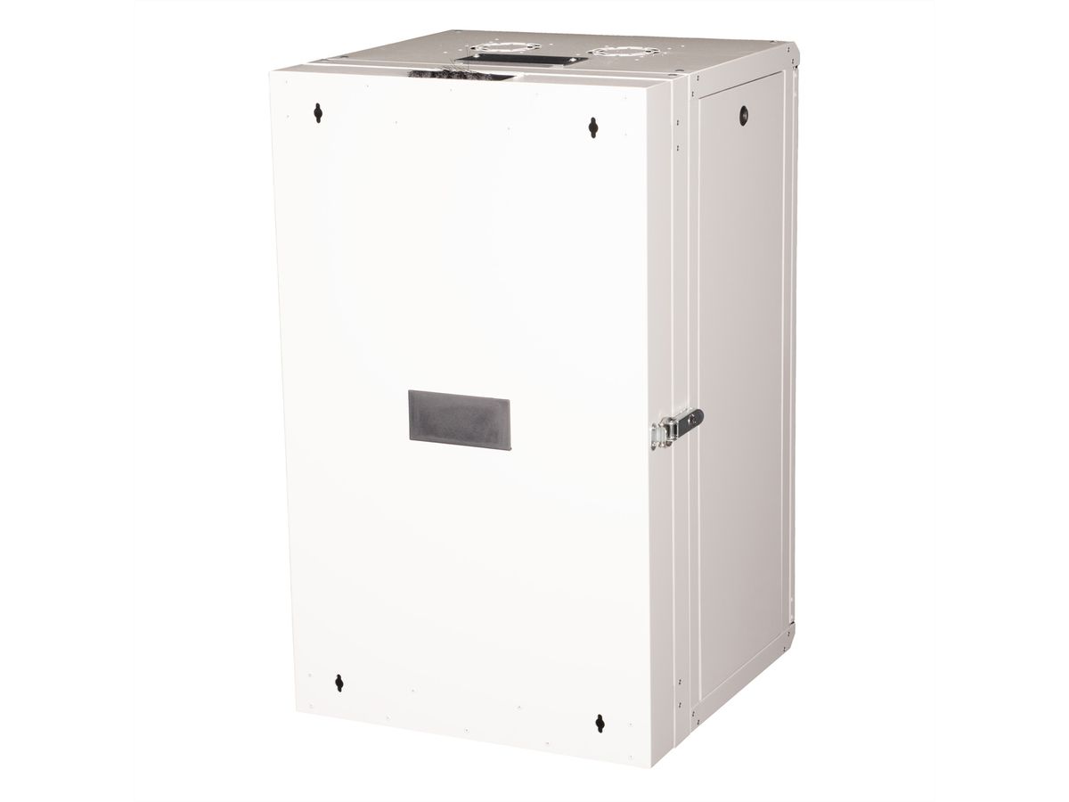 ROLINE 19-Zoll Wandgehäuse Pro 20 HE, 600x600 BxT zweiteilig schwenkbar grau