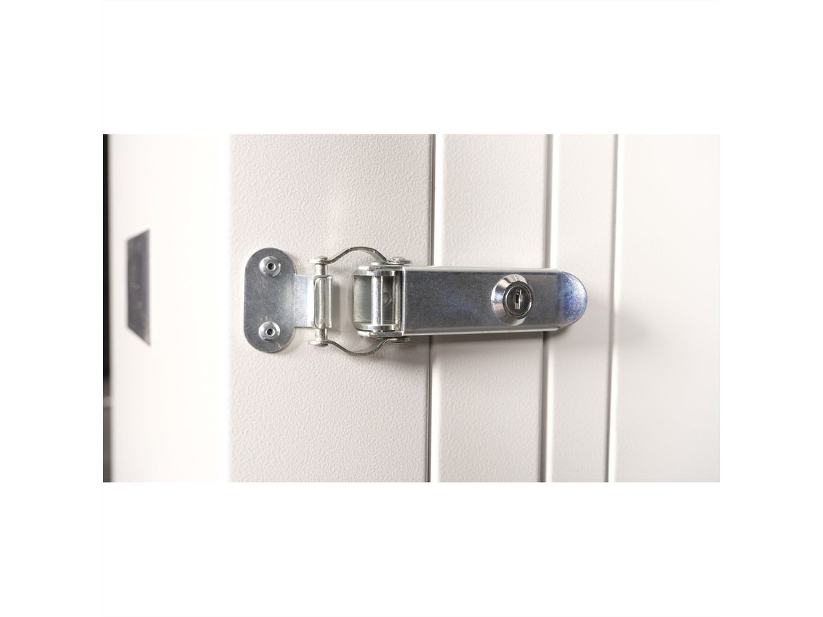 ROLINE 19-Zoll Wandgehäuse Pro 20 HE, 600x600 BxT zweiteilig schwenkbar grau