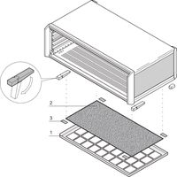 SCHROFF Luftfilter - LUFTFILTER 42TE PROPAC/PRO