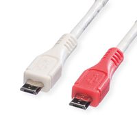 VALUE USB 2.0 Ladekabel, Micro B - Micro B, ST/ST, 0,3m