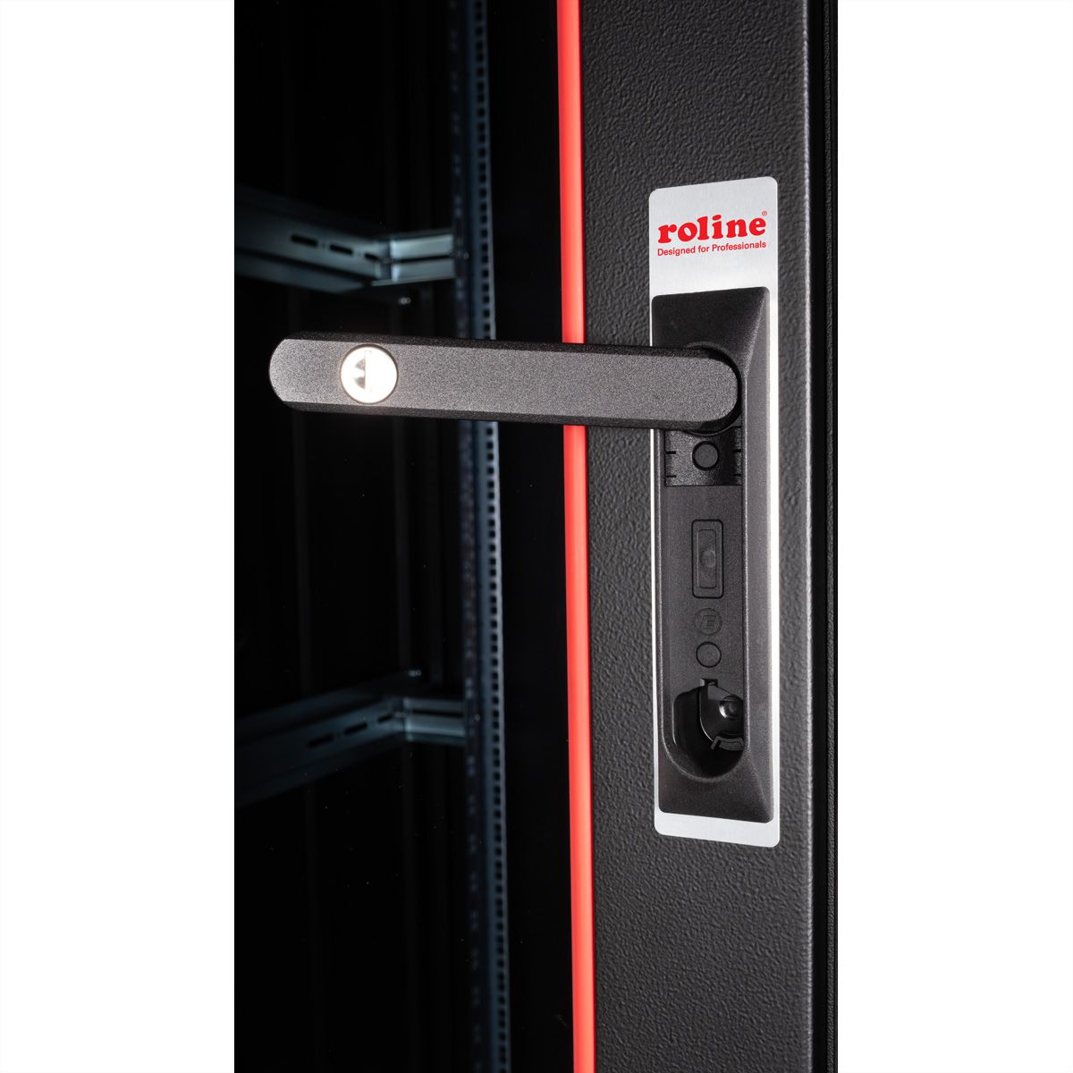 ROLINE 19-Zoll Netzwerkschrank Pro 47 HE, 600x800 BxT Glastür schwarz