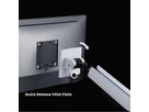 ROLINE LCD-Arm, Tischmontage, Gasfeder, 5 Gelenke, 17-49 Zoll, bis 20 kg
