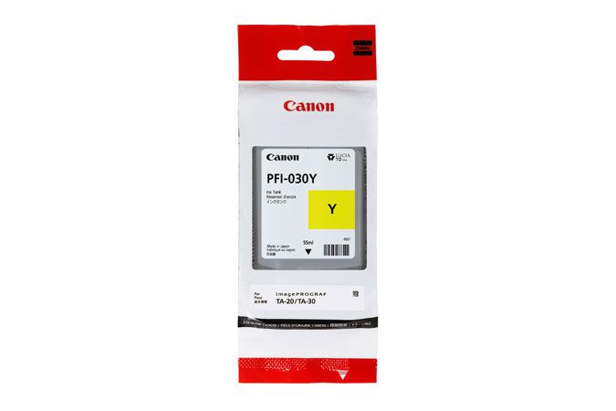 Canon PFI-030Y Druckerpatrone 1 Stück(e) Original Gelb