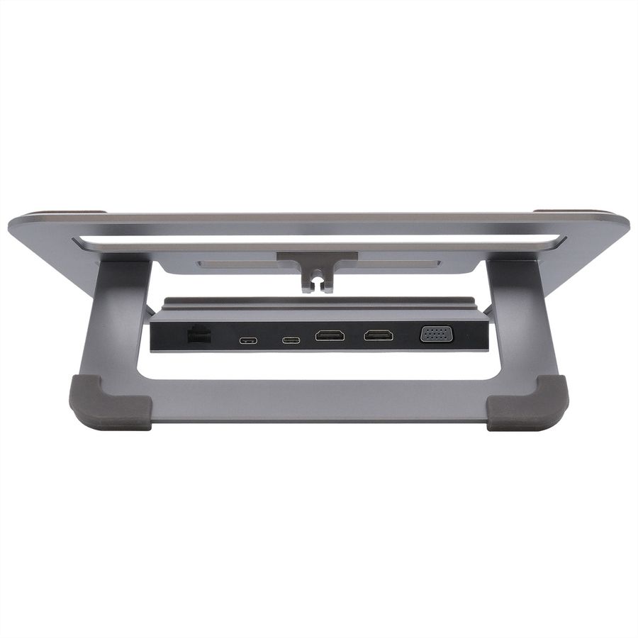 EXSYS EX-1223HM 12 in 1 USB-C Dockingstation, mit Notebook Stand für Notebook, Matebook und MacBook