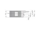 SCHROFF IEL-Griff mit 0,1 Zoll Versatz - IEL-GRIFF OB O GR/SW 10ST