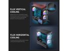 ANTEC FLUX Rear ATX/Micro-ATX/ITX Midi Tower PC Gehäuse , schwarz