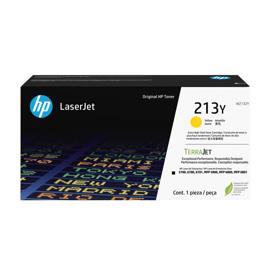 HP 213Y Gelb Original LaserJet Tonerkartusche mit sehr hoher Reichweite