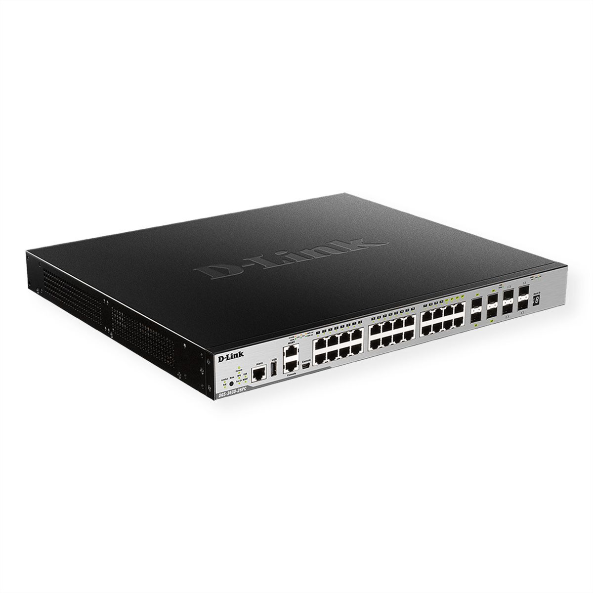 D-Link DGS-3630-28PC/SI/E 28-Port Layer 3 Gigabit PoE Stack Switch (SI)