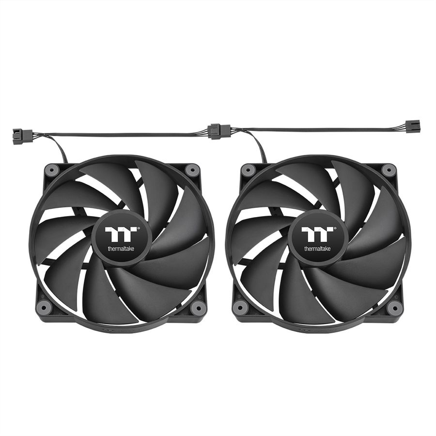 Thermaltake CT200 PWM 200mm Gehäuselüfter, schwarz