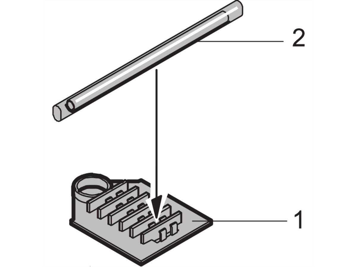 SCHROFF Spleisshalter - SPLEISSHALTER NTS 10STK