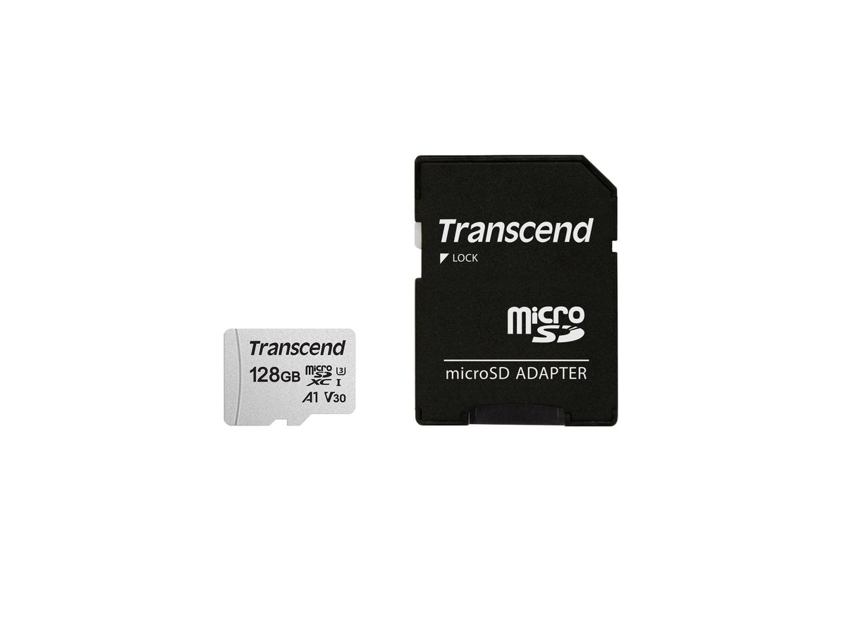 Transcend TS128GUSD300S-A Speicherkarte 128 GB MicroSDXC NAND Klasse 10