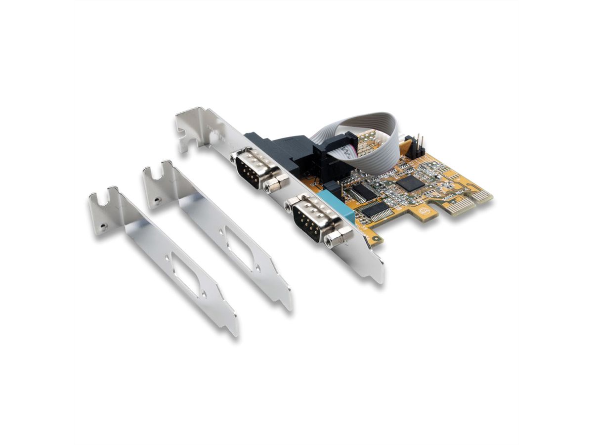 EXSYS EX-44082 PCI Express x1 Karte 2x seriell RS-232