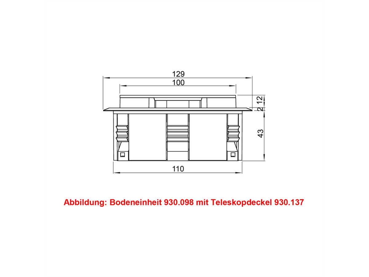 BACHMANN Easy-Outlet schwarz