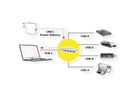 ROLINE USB 3.2 Gen 1 Hub, 4fach, Typ C Anschlusskabel, mit 1 PD-Port