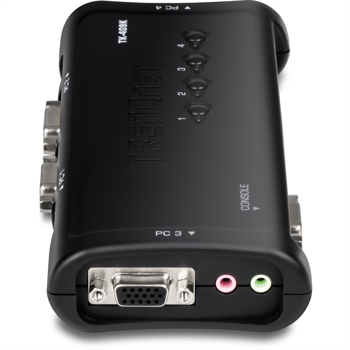 TRENDnet TK-409K KVM Switch 4-Port USB Kit mit Audio
