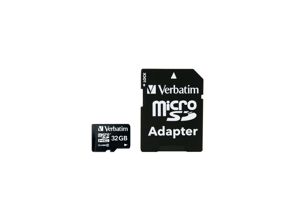 Verbatim Premium Speicherkarte 32 GB MicroSDHC Klasse 10