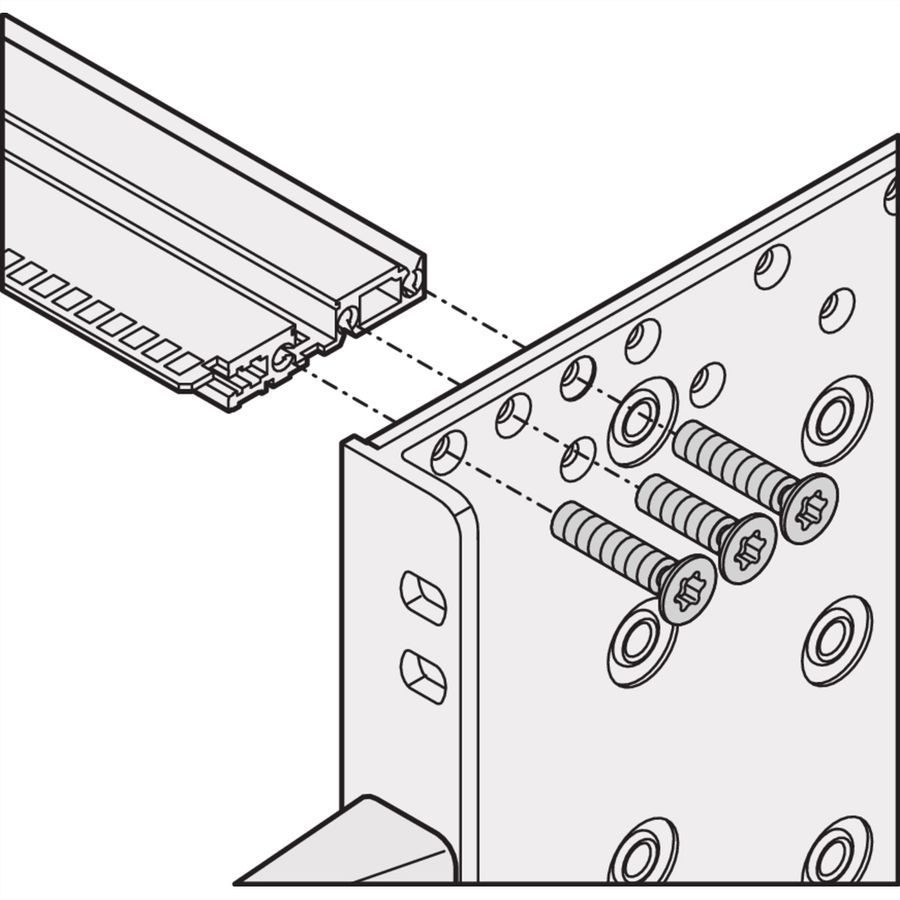 SCHROFF SEITENWD.R 6HE 355T (2ST)