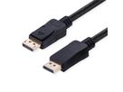 VALUE DisplayPort Kabel, v2.1, 10K, DP ST - ST, schwarz, 1 m
