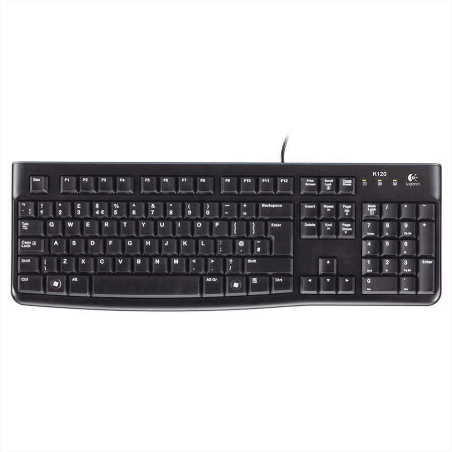 LOGITECH Keyboard K120 USB weiß