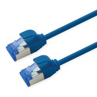 ROLINE Patchkabel Cat.6A (Class EA) S/FTP (PiMF), LSOH, PoE, blau, 5 m