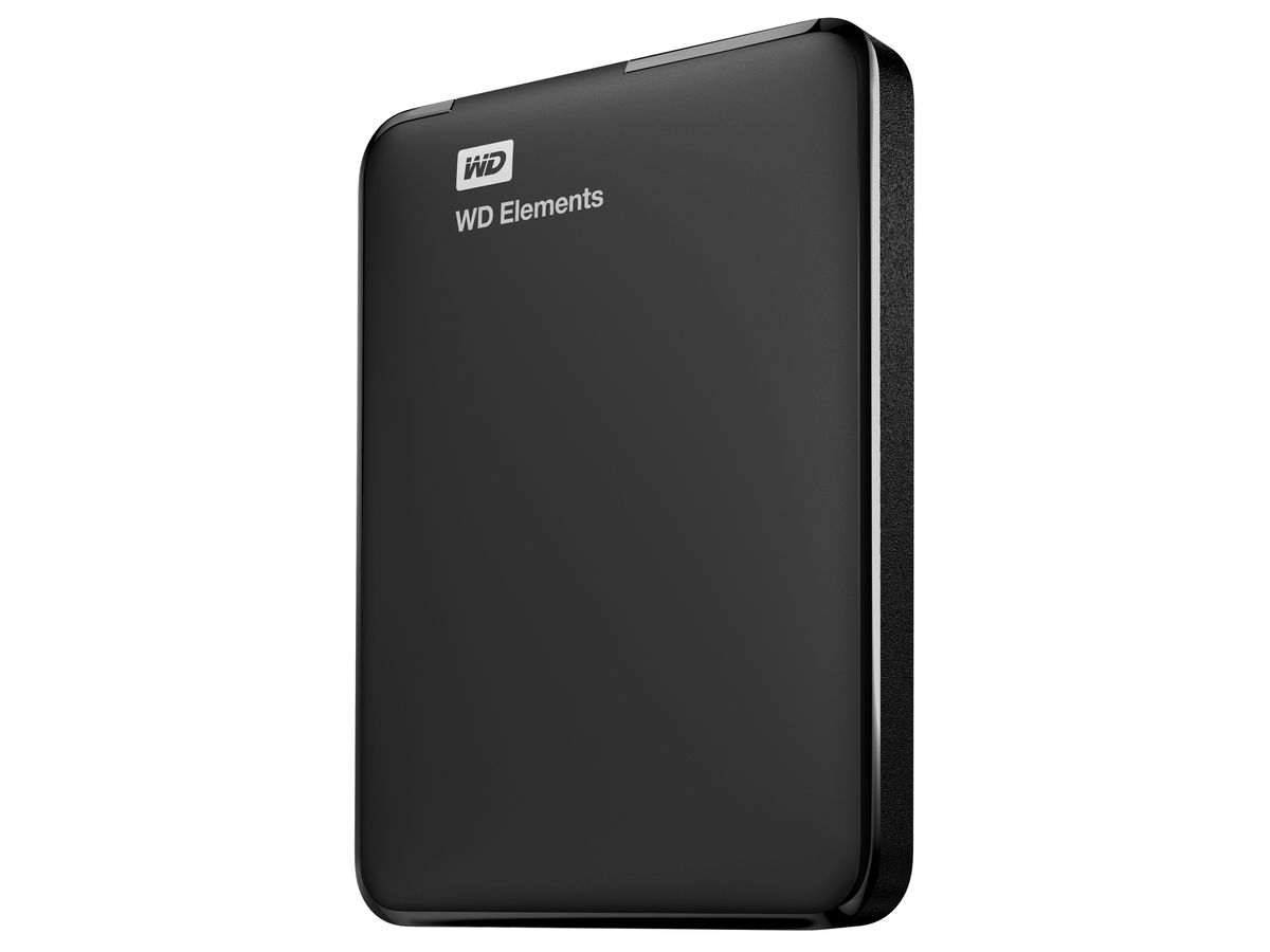 Western Digital WD Elements Portable Externe Festplatte 1000 GB Schwarz
