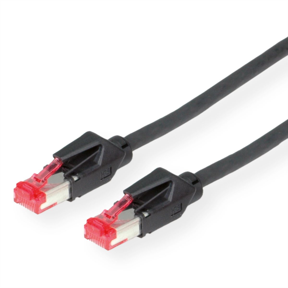 DRAKA Patchkabel Cat.6 (Class E) S/FTP, UC900 TM21, LSOH, schwarz, 2 m