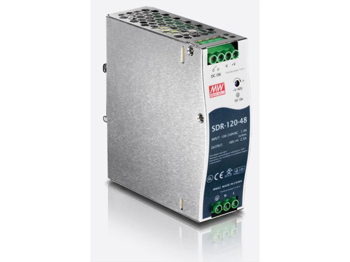 Mean Well SDR-120-48 Hutschienennetzteil 120W 48V DC