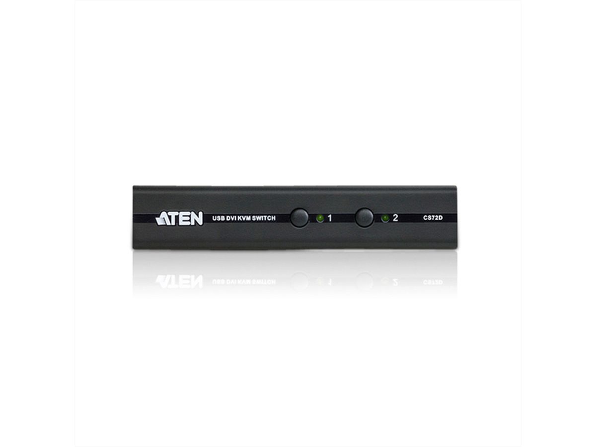 ATEN CS72D KVM Switch DVI, USB, Audio, 2 Ports