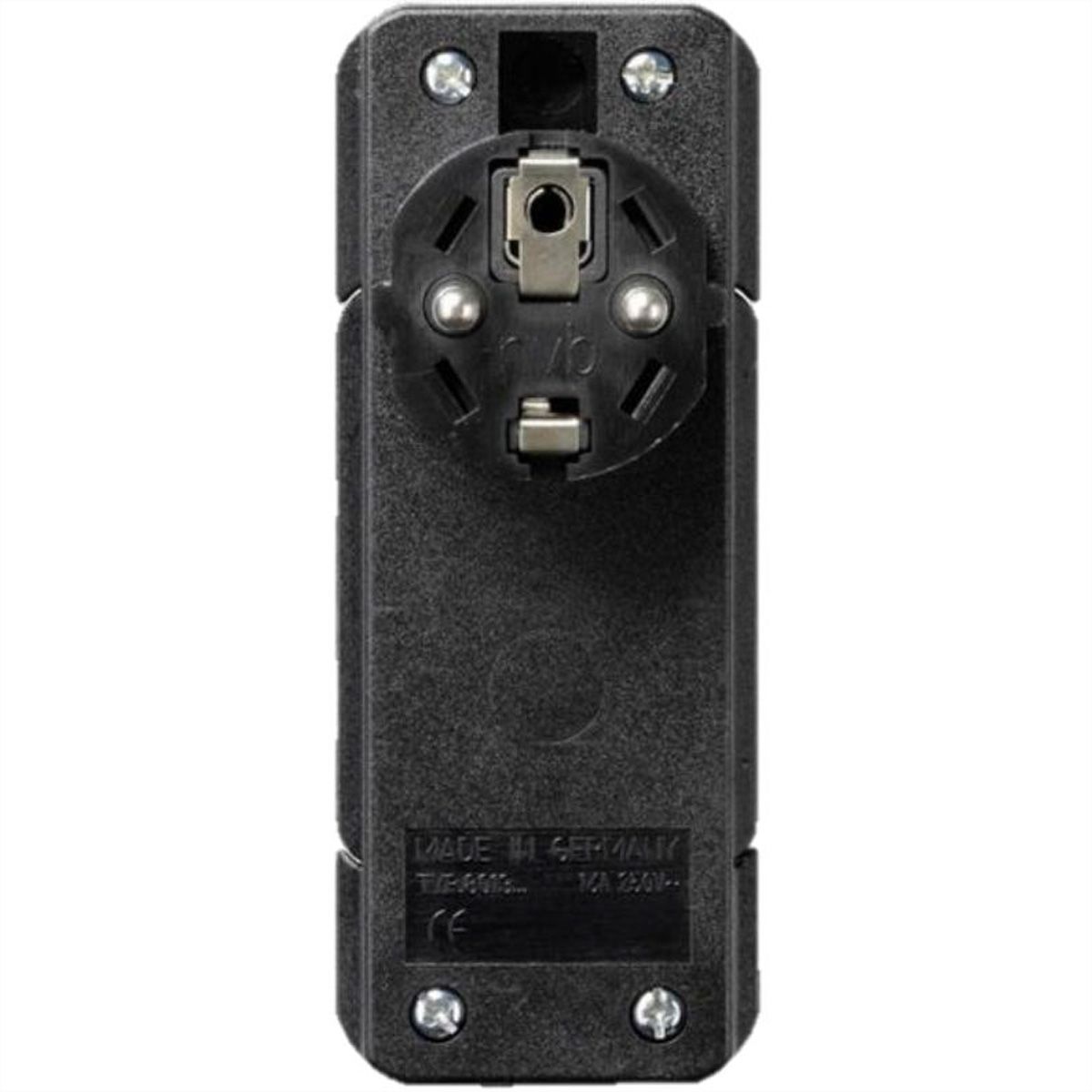 BACHMANN SMART PLUG Schutzkontakt Montagestecker, schwarz
