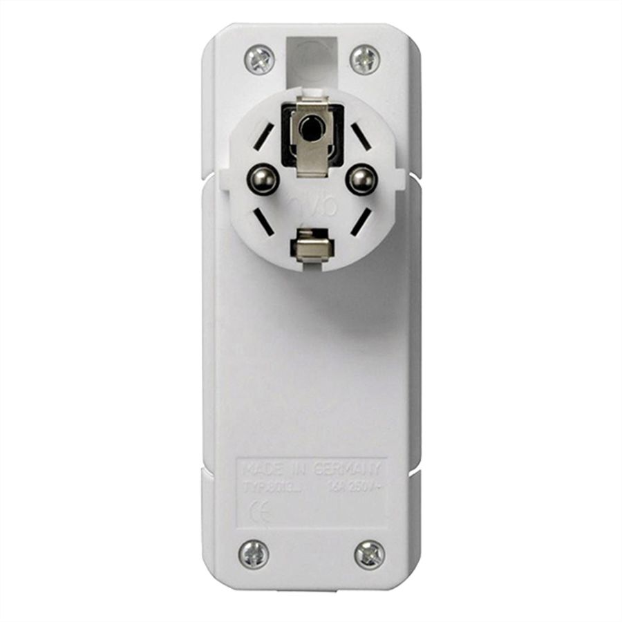 BACHMANN SMART PLUG Schutzkontakt Montagestecker, weiß