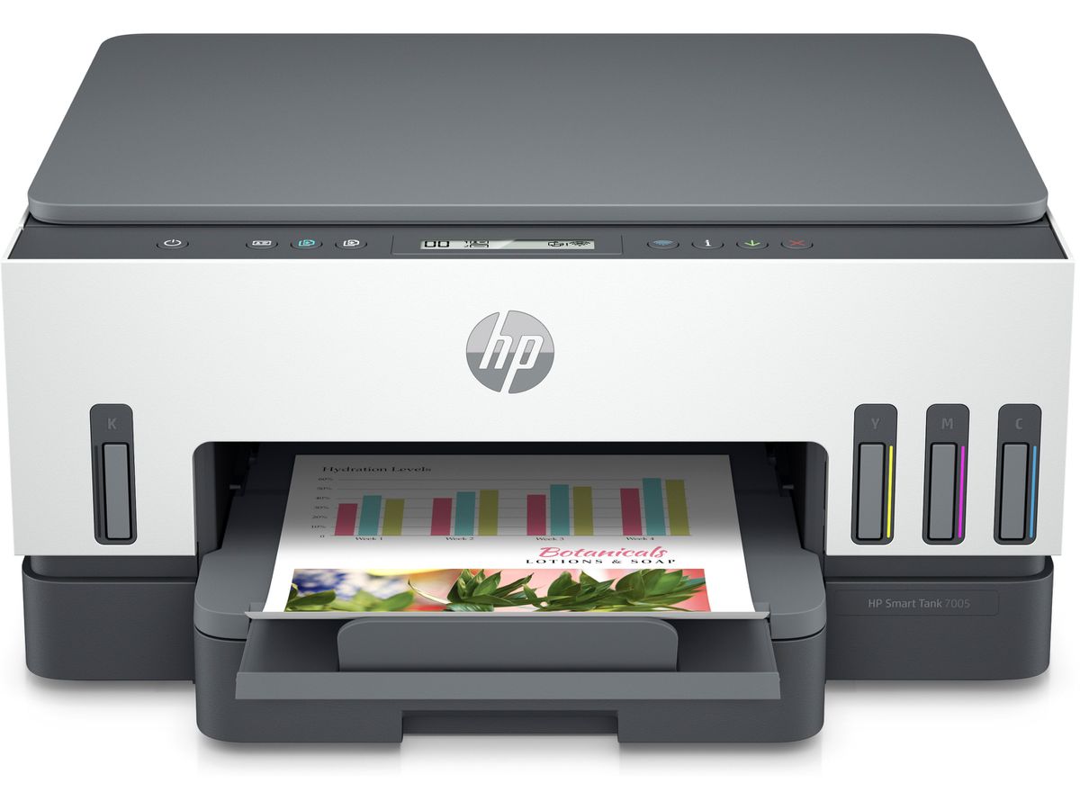 HP Smart Tank 7005 All-in-One, Farbe, Drucker für Drucken, Kopieren, Scannen, Wireless, Scannen an PDF