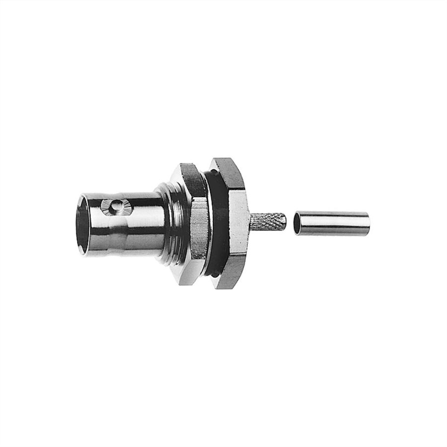 TELEGÄRTNER BNC-Kabeleinbaubuchse 50 Ohm, für RG-316/U crimp