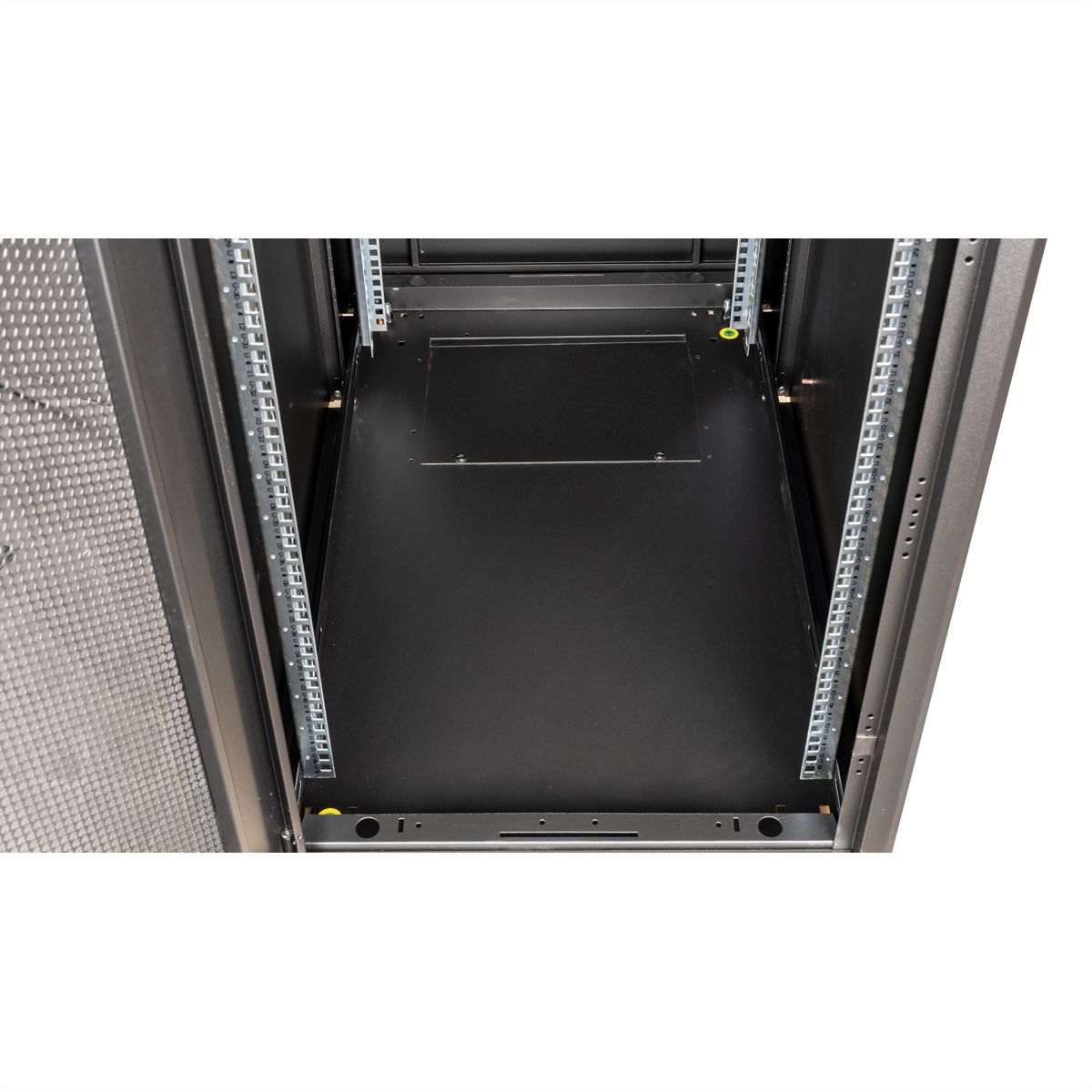 ROLINE 19-Zoll Serverschrank Basic 42 HE, 600x1000 BxT perforiert schwarz