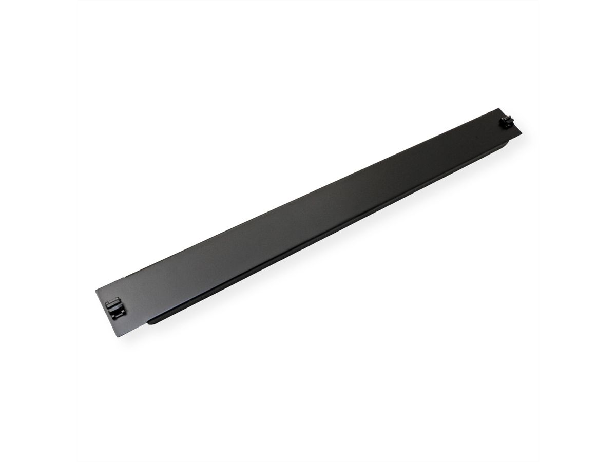VALUE 19"-Blindplatte Snap-in, 1 HE, schwarz